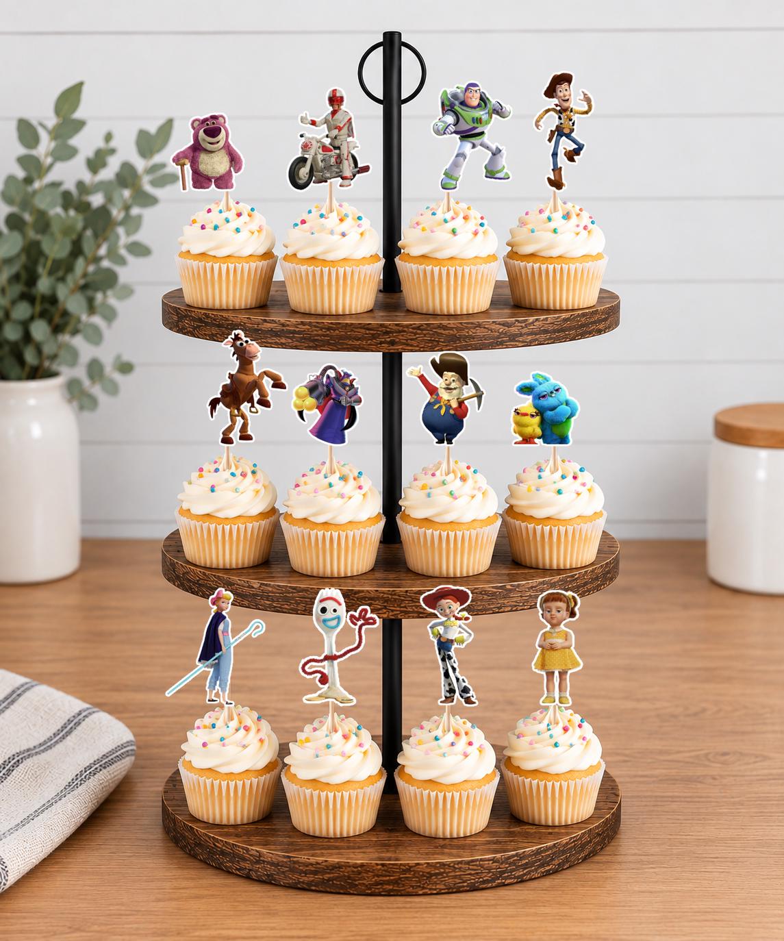 Toy Story 4 Cupcake Toppers 12pc, 24pc, 36pc