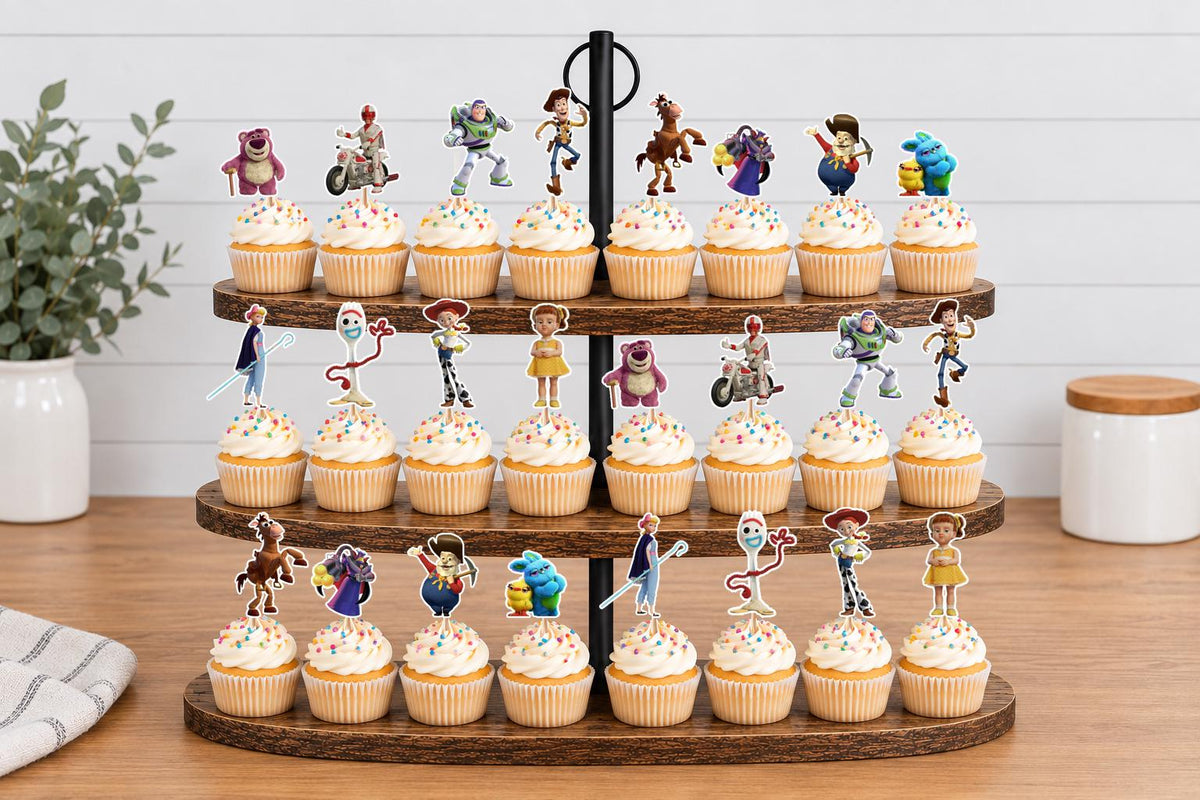 Toy Story 4 Cupcake Toppers 12pc, 24pc, 36pc