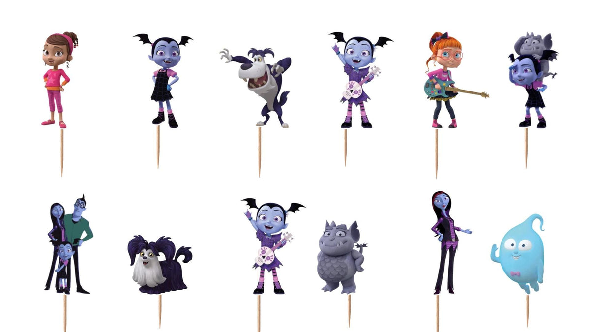 Vampirina Cupcake Toppers 12pc, 24pc, 36pc