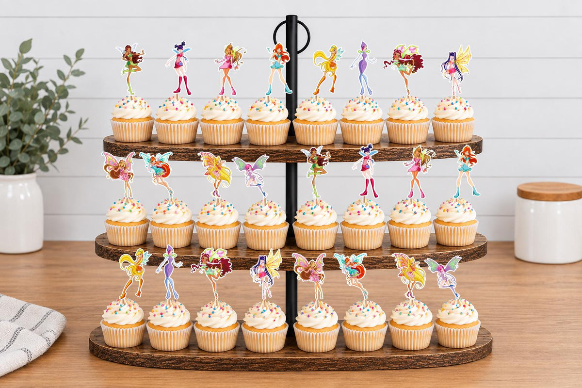 Winx Club Cupcake Toppers 12pc, 24pc, 36pc