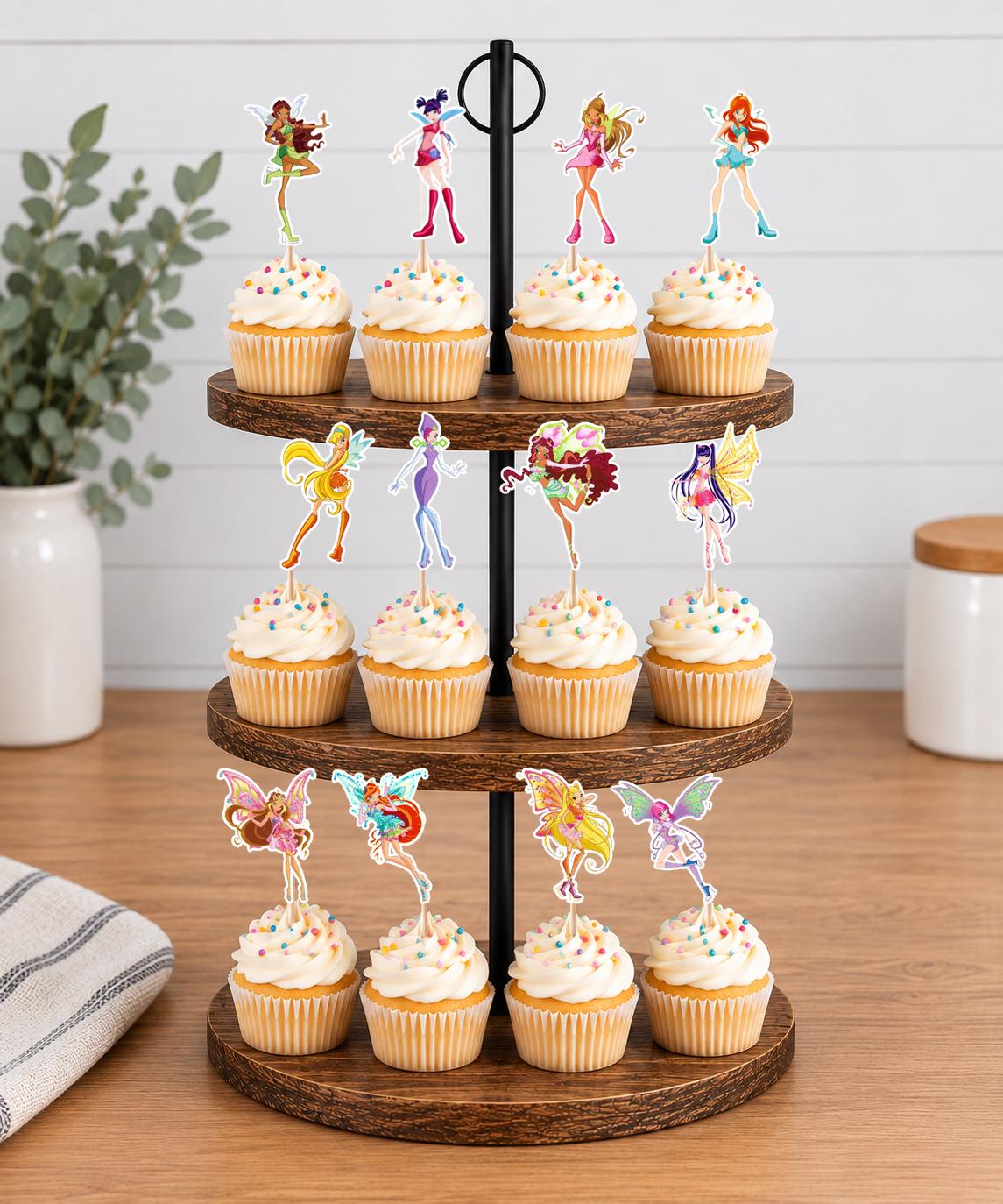 Winx Club Cupcake Toppers 12pc, 24pc, 36pc