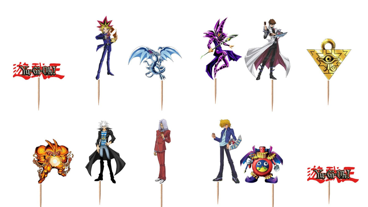 Yu-Gi-Oh! Cupcake Toppers 12pc, 24pc, 36pc
