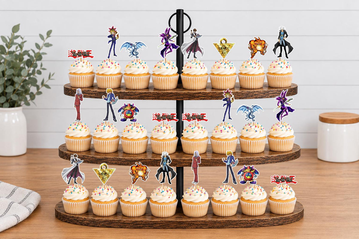 Yu-Gi-Oh! Cupcake Toppers 12pc, 24pc, 36pc