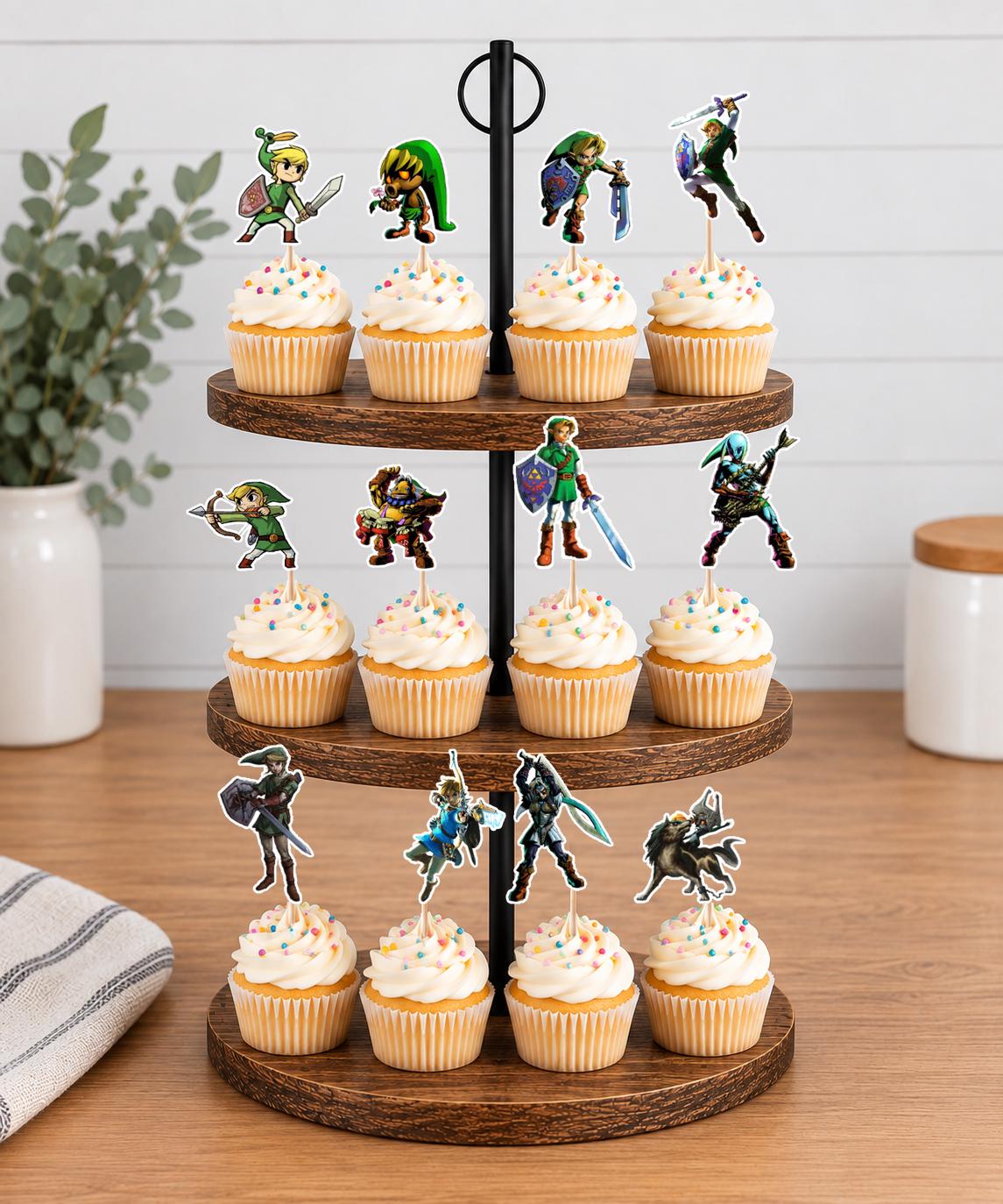 The Legend of Zelda Hero Link Cupcake Toppers 12pc, 24pc, 36pc